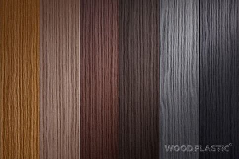 WOODPLASTIC FOREST CEDAR, TEAK, PALISANDER, WENGE, INOX, EBEN